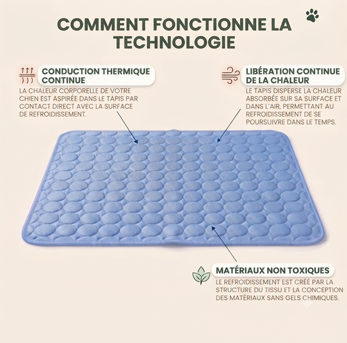 Tapis fraîcheur pedipaw